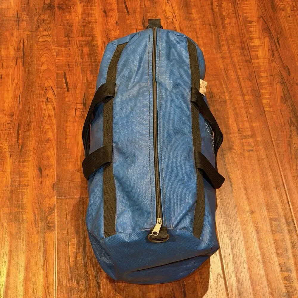 Rare Vintage 1980’s Dodgers Baseball Vinyl Barrel Zip-Up Duffel Bag